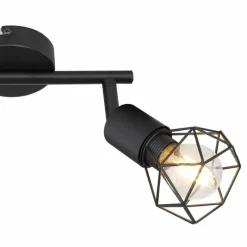 Luminaires Globo Lighting Spot Globo XARA I Noir, 2 lumières* Spots Et Projecteurs