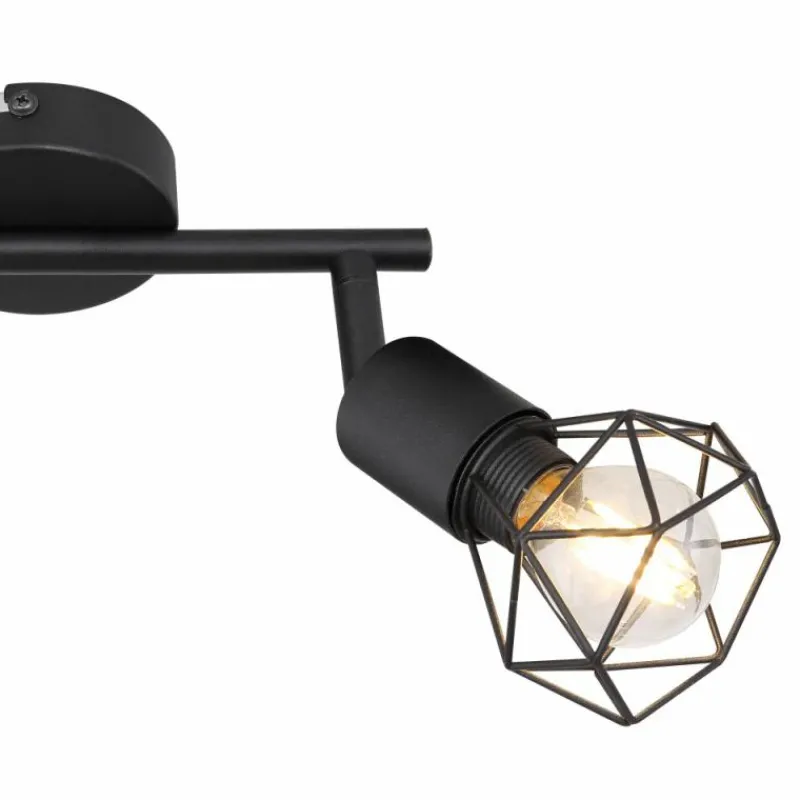 Luminaires Globo Lighting Spot Globo XARA I Noir, 2 lumières* Spots Et Projecteurs