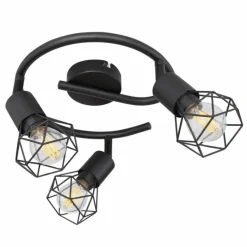 Luminaires Globo Lighting Spot Globo XARA I Noir, 3 lumières* Spots Et Projecteurs
