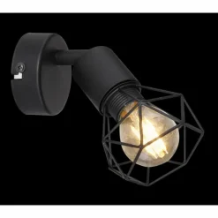 Luminaires Globo Lighting Spot Globo XARA I Noir, 1 lumière* Spots Et Projecteurs