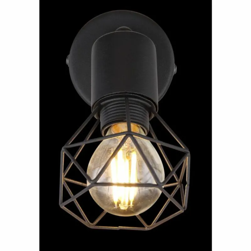 Luminaires Globo Lighting Spot Globo XARA I Noir, 1 lumière* Spots Et Projecteurs