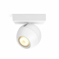 Luminaires Philips Spot, kit d'extension Philips Hue Ambiance White Buckram Blanc, 1 lumière
