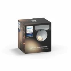 Luminaires Philips Spot, kit d'extension Philips Hue Ambiance White Buckram Blanc, 1 lumière
