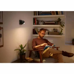 Luminaires Philips Spot, kit d'extension Philips Hue Ambiance White Buckram Noir, 1 lumière