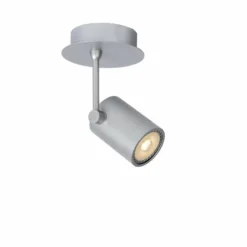 Luminaires Rustiques-Luminaires Lucide Spot Lucide BIRX Gris, 1 lumière