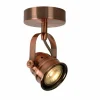 Lampes Industrielles-Luminaires Lucide Spot Lucide CIGAL Cuivre, 1 lumière