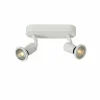 Lampes Industrielles-Luminaires Lucide Spot Lucide JASTER Blanc, 2 lumières