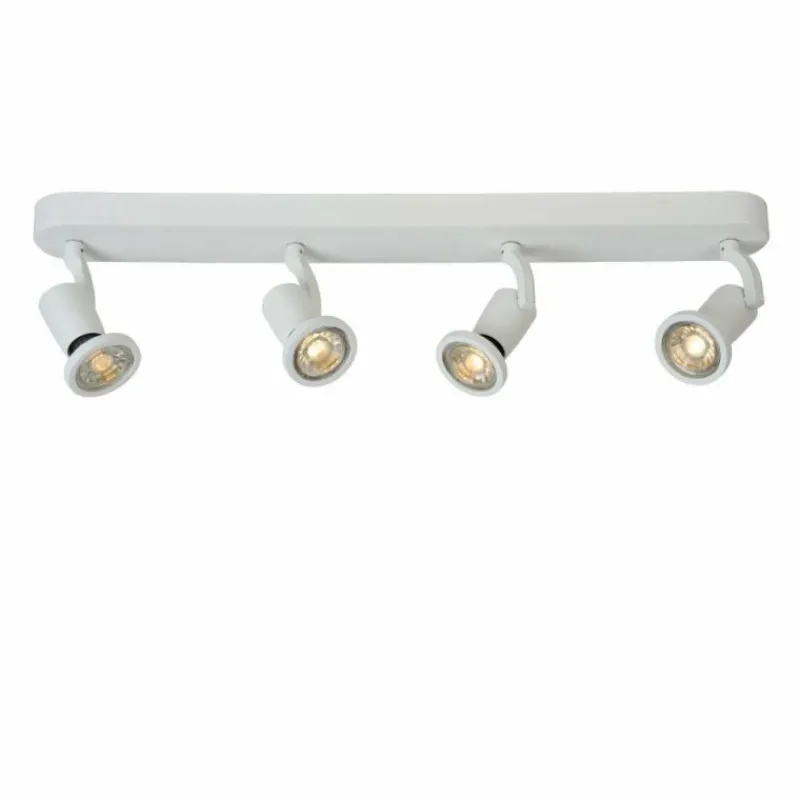 Lampes Industrielles-Luminaires Lucide Spot Lucide JASTER Blanc, 4 lumières
