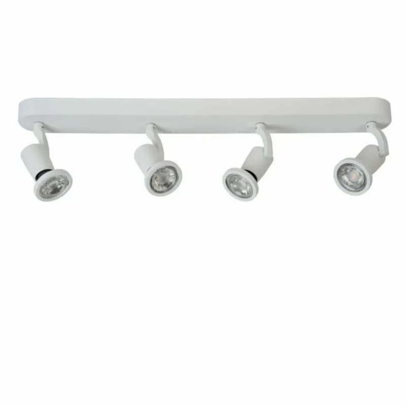 Lampes Industrielles-Luminaires Lucide Spot Lucide JASTER Blanc, 4 lumières