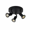 Lampes Industrielles-Luminaires Lucide Spot Lucide JASTER Noir, 3 lumières
