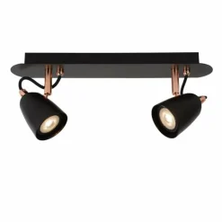 Luminaires Scandinaves-Luminaires Lucide Spot Lucide RIDE Cuivre, 2 lumières