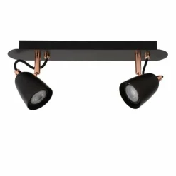 Luminaires Scandinaves-Luminaires Lucide Spot Lucide RIDE Cuivre, 2 lumières