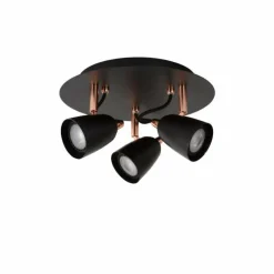 Luminaires Scandinaves-Luminaires Lucide Spot Lucide RIDE Cuivre, 3 lumières