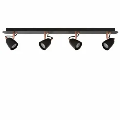 Luminaires Scandinaves-Luminaires Lucide Spot Lucide RIDE Cuivre, 4 lumières