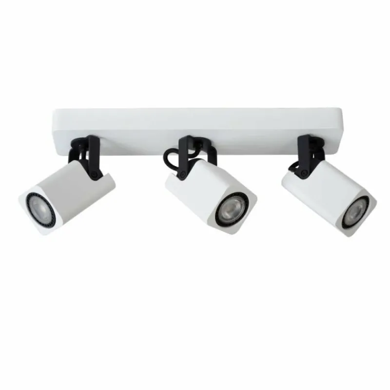 Lampes Industrielles-Luminaires Lucide Spot Lucide ROAX Blanc, 3 lumières