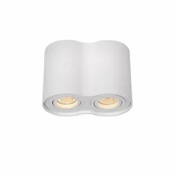 Luminaires Rustiques-Luminaires Lucide Spot Lucide TUBE Blanc, 2 lumières
