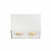 Luminaires Rustiques-Luminaires Lucide Spot Lucide TUBE Blanc, 2 lumières