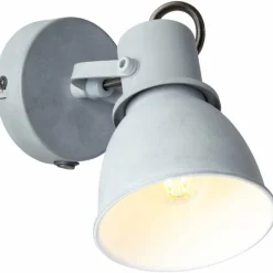 Lampes Industrielles-Luminaires Brilliant Spot mural Brilliant Bogart Gris, 1 lumière