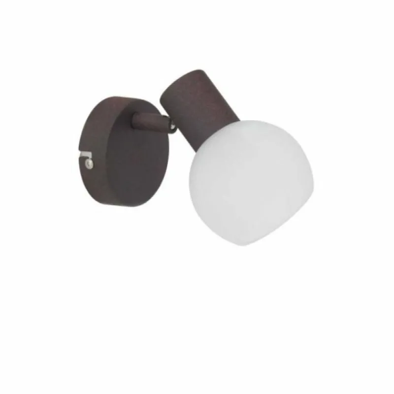 Luminaires Brilliant Spot mural Brilliant Gabon Brun, 1 lumière
