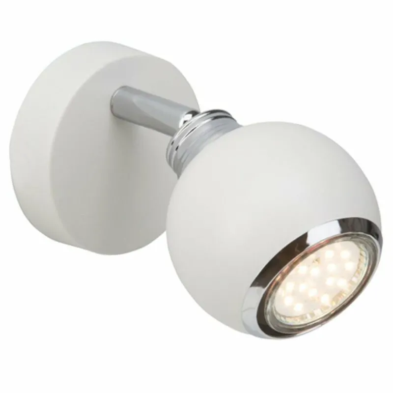 Luminaires Brilliant Spot mural Brilliant Ina LED Blanc, 1 lumière* Spots Et Projecteurs