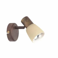 Luminaires Brilliant Spot mural Brilliant Luca Cuivre, 1 lumière