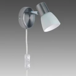 Luminaires Brilliant Spot mural Brilliant Luca Blanc, 1 lumière