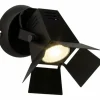 Luminaires Brilliant Spot mural Brilliant Movie LED Noir, 1 lumière* Éclairage Led