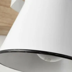 Luminaires Rustiques-Luminaires Brilliant Spot mural Brilliant Plow Bois foncé, Blanc, 1 lumière