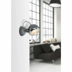 Luminaires Brilliant Spot mural Brilliant Rider Gris, 1 lumière