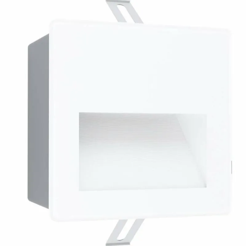 Luminaires Eglo Spot mural encastré Eglo ARACENA LED Noir, Blanc, 1 lumière