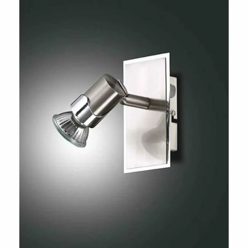 Luminaires Fabas Luce Spot mural Fabas Luce ALICE Nickel mat, 1 lumière* Appliques