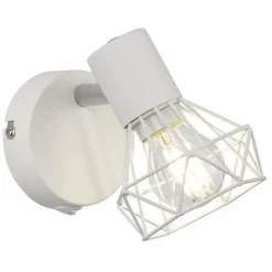 Luminaires Fischer & Honsel Spot mural Fischer & Honsel Ran Nickel mat, 1 lumière* Spots Et Projecteurs