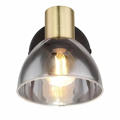 Luminaires Rustiques-Luminaires Globo Lighting Spot mural Globo KLERENA Noir, 1 lumière