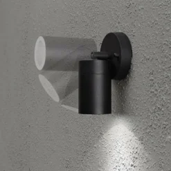 Luminaires Konstsmide Spot mural Konstsmide Modena Noir, 1 lumière