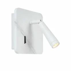 Lampes En Bois-Luminaires Lucide Spot mural Lucide OREGON LED Blanc, 1 lumière