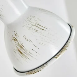 Lampes Dorées-hofstein Spot mural Polmak Or, Blanc, 1 lumière