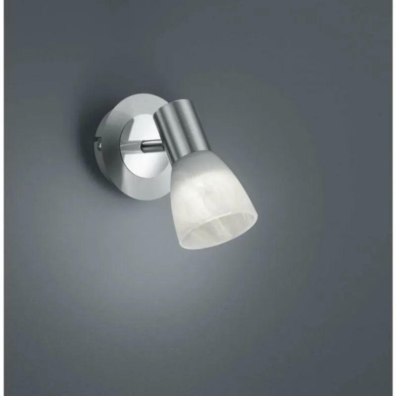 Luminaires Trio Spot mural Trio LEVISTO LED Nickel mat, 1 lumière