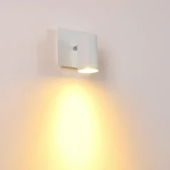 hofstein Spot mural Zuoz Blanc, 1 lumière