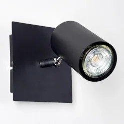 hofstein Spot mural Zuoz Noir, 1 lumière