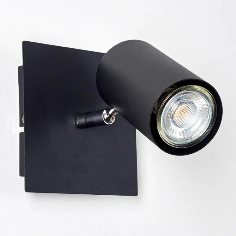 hofstein Spot mural Zuoz Noir, 1 lumière