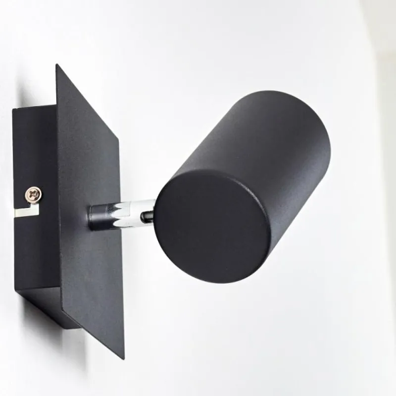 hofstein Spot mural Zuoz Noir, 1 lumière