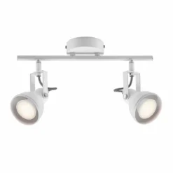 Luminaires Scandinaves-Luminaires Nordlux Spot Nordlux ASLAK Blanc, 1 lumière