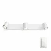 Luminaires Philips Spot Philips Hue Ambiance White Adore Blanc, 3 lumières, Télécommandes
