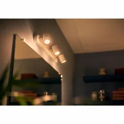 Luminaires Philips Spot Philips Hue Ambiance White Adore Blanc, 3 lumières, Télécommandes