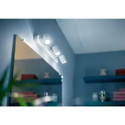 Luminaires Philips Spot Philips Hue Ambiance White Adore Blanc, 3 lumières, Télécommandes