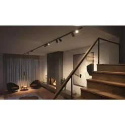 Luminaires Philips Spot Philips Hue Perifo LED Noir, 1 lumière, Changeur de couleurs