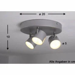 Luminaires Philips Spot Philips STAR LED Aluminium, Acier inoxydable, 3 lumières* Spots Et Projecteurs