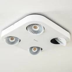 hofstein Spot plafond Granada LED Blanc, 4 lumières