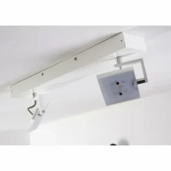 hofstein Spot plafond Guyana LED Chrome, Blanc, 2 lumières* Éclairage Led
