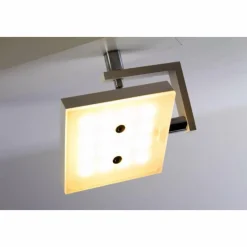 hofstein Spot plafond Guyana LED Chrome, Blanc, 2 lumières* Éclairage Led